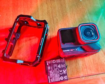 Insta360 Ace Pro 2 + Batteria Extra + Gabbia Nitze