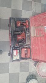 Trapano + avvitatore hilti con batterie esauste