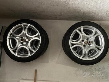 Cerchi alfa romeo mito senza gomme