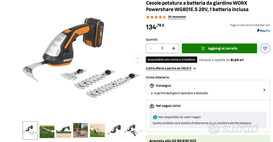 Cesoie x giardino