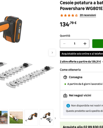 Cesoie x giardino