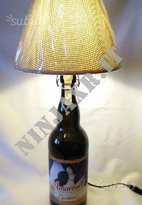 Lampada bottiglia 2 Litri Birra Amarcord arredo