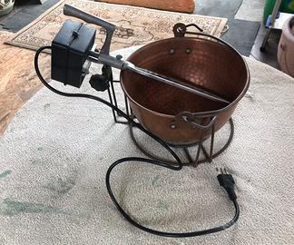 PAIOLO ELETTRONICO IN RAME  PER POLENTA