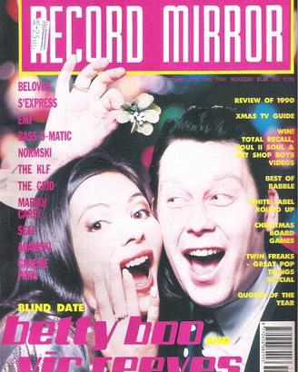 Record Mirror 9 numeri 1990/91 settimanale inglese