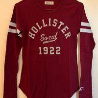 Maglietta bordeaux Hollister
