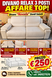 DIVANO RELAX 3 POSTI