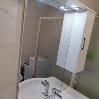 Specchio per mobile bagno con antina luci LED