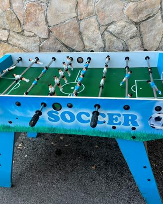 Calciobalilla azzurro Napoli