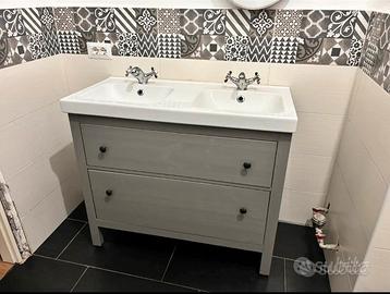MOBILE LAVABO DUE VASCHE (larghezza 100cm)