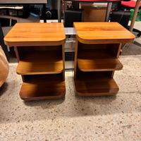 Coppia Comodini in legno