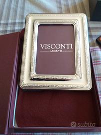 cornice in argento Visconti