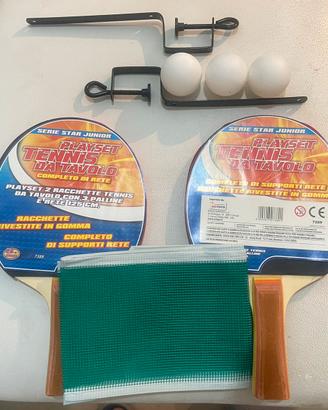 Kit Tennis da tavolo nuovo.