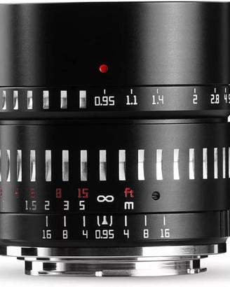 Obiettivo TTArtisan 50mm F0.95 per Fujifilm X