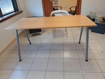 Glass Desk Galant Scrivania Piano Vetro Ikea Scrivania Ikea Galant