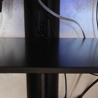 Mensola in alluminio supporto TV, misure: 30x44 cm