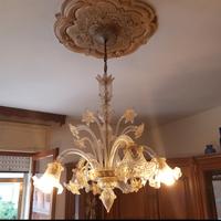 Lampadario di Vetro di Murano Originale