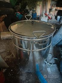caldaia inox 100 litri completa