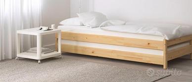 Letto trasformabile in due letti o in matrimoniale