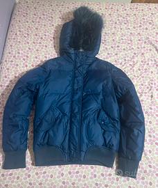 Giubbotto blu da donna