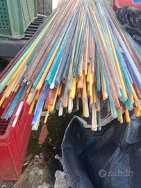 Bacchette di vetro di murano