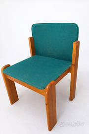 Set 4 sedie vintage in legno anni 70
