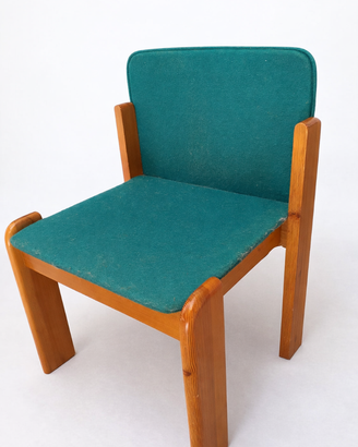 Set 4 sedie vintage in legno anni 70
