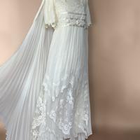 Abito da sposa boho Chic taglia 42 in seta