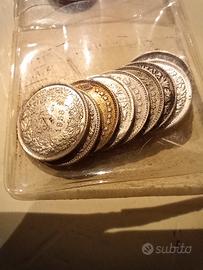 Monete argento franchi svizzeri 