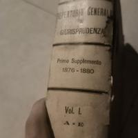 Libro Antico Diritto 1876 - Repertorio Coen - UTET