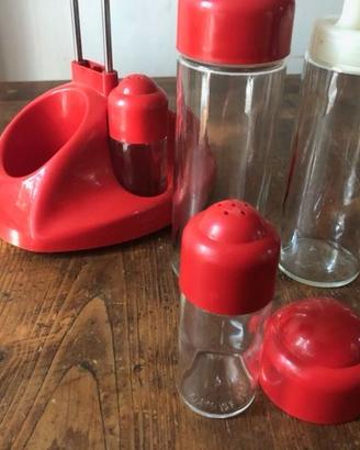 Menage sale pepe olio e aceto vintage