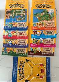9 folder francobolli Pokemon collezione Poste
