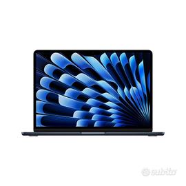 MacBook Air 13 M3, 16/512 Midnight-NUOVO sigillato