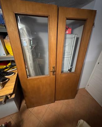 Porta con anta doppia