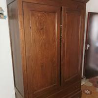 Armadio/guardaroba in legno naturale 