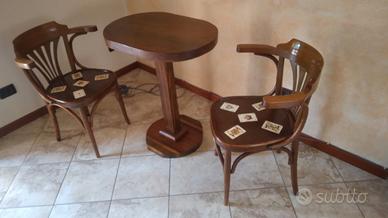 Tavolo Sedie bistrot legno