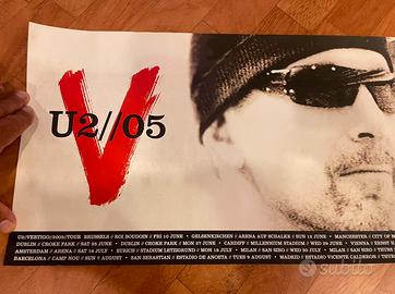 Poster U2 Vertigo Tour 2005 Europeo