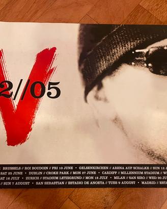 Poster U2 Vertigo Tour 2005 Europeo