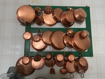 Set di Pentole antiche in Rame