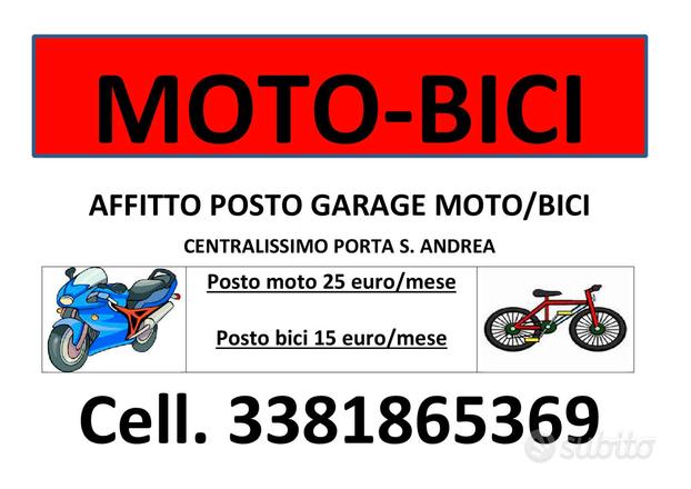 Posto moto/bici in garage condiviso