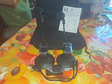 microfonico wireless 2.4G composto da due microfon