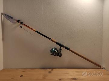 Canna da pesca telescopica con mulinello