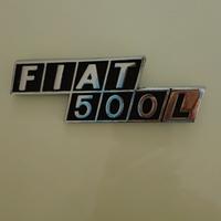 Fregio targhetta post. 500 L cromodora