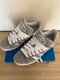 👟 Adidas Campus Grey/White Originali con statola