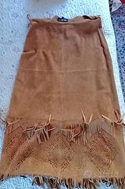 gonna in pelle scamosciata - Luisa Spagnolli