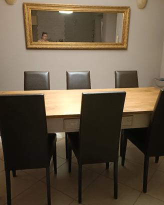 Sei sedie da pranzo 