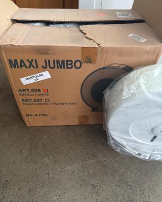 Dispenser Maxi Jumbo per carta igienica - 4 pezzi