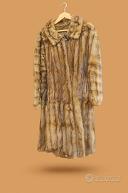 Pelliccia visone donna beige tigrato tg42/44 €2800