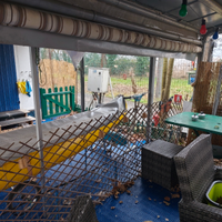 Roulotte con casetta di legno annessa stanziale