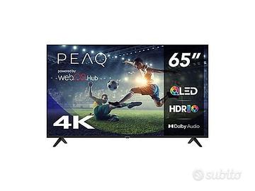 Smart TV PEAQ 65" QLED 4K - Pari al Nuovo