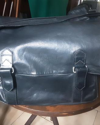 Cartella per laptop e documenti in Vera Pelle